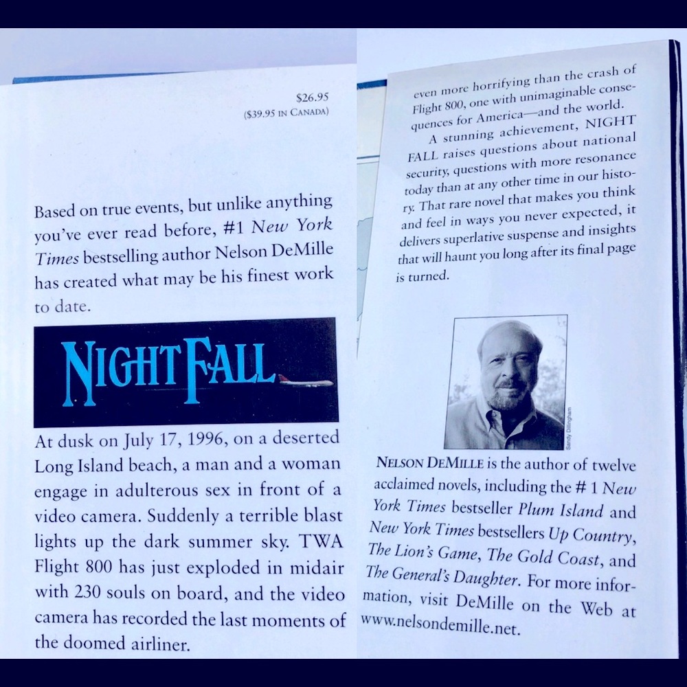NIGHT FALL by Nelson DeMille Hardcover NEW Book - Picture 6 of 15